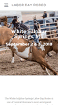 Mobile Screenshot of labordayrodeo.com