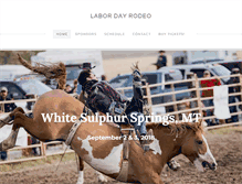 Tablet Screenshot of labordayrodeo.com